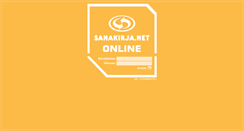Desktop Screenshot of online.sanakirja.net